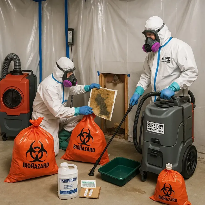 Contaminated Water Handling Protocols process in Luckey, OH